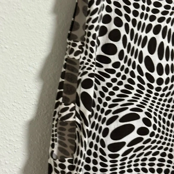 NWT Motel mini dress brown and white polka dots. size Medium has side cutouts. - Picture 8 of 11